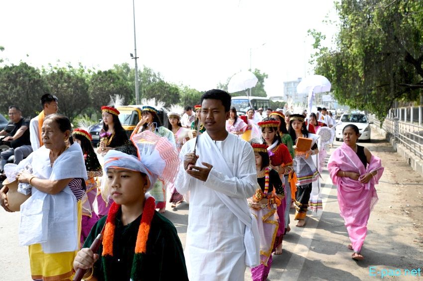 Lai Ekoukhatpa at Kangla of Keishampat Thiyam Leikai Kangabam Yumjao Lairembi Haraoba :: 30th April 2025