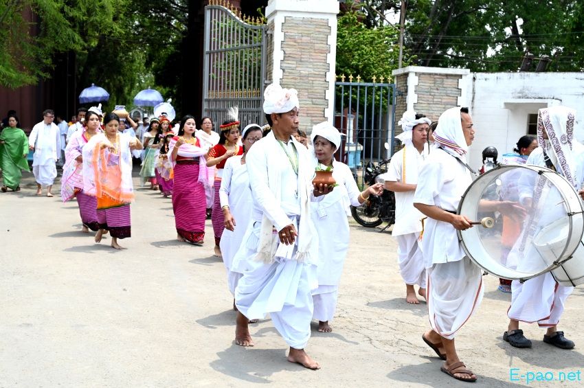 Lai Ekoukhatpa at Kangla of Keishampat Thiyam Leikai Kangabam Yumjao Lairembi Haraoba :: 30th April 2025