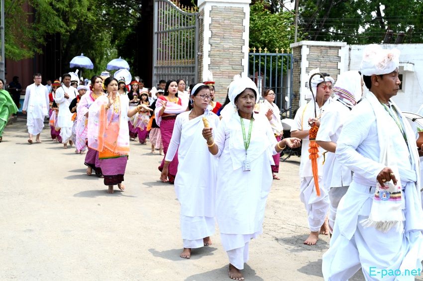 Lai Ekoukhatpa at Kangla of Keishampat Thiyam Leikai Kangabam Yumjao Lairembi Haraoba :: 30th April 2025