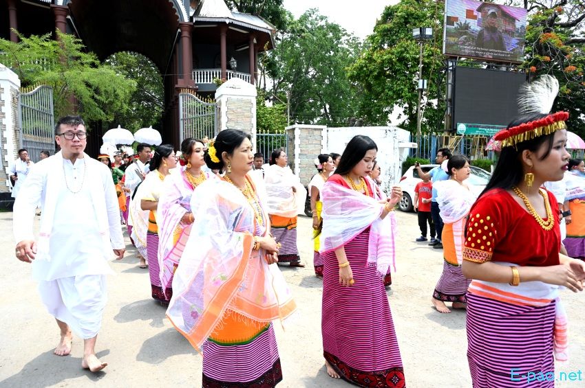 Lai Ekoukhatpa at Kangla of Keishampat Thiyam Leikai Kangabam Yumjao Lairembi Haraoba :: 30th April 2025