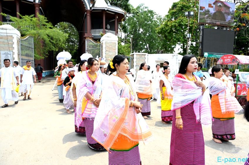 Lai Ekoukhatpa at Kangla of Keishampat Thiyam Leikai Kangabam Yumjao Lairembi Haraoba :: 30th April 2025