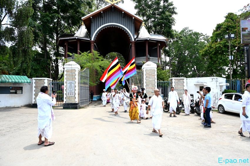 Lai Ekoukhatpa at Kangla of Keishampat Thiyam Leikai Kangabam Yumjao Lairembi Haraoba :: 30th April 2025