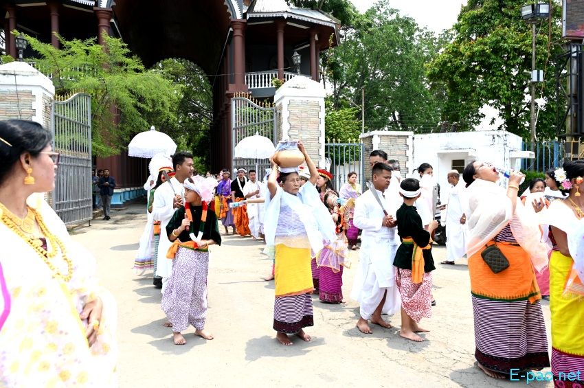 Lai Ekoukhatpa at Kangla of Keishampat Thiyam Leikai Kangabam Yumjao Lairembi Haraoba :: 30th April 2025