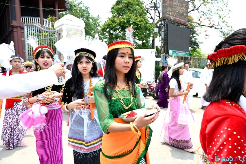 Lai Ekoukhatpa at Kangla of Keishampat Thiyam Leikai Kangabam Yumjao Lairembi Haraoba :: 30th April 2025
