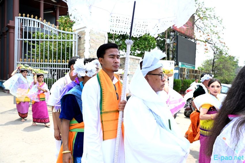 Lai Ekoukhatpa at Kangla of Keishampat Thiyam Leikai Kangabam Yumjao Lairembi Haraoba :: 30th April 2025
