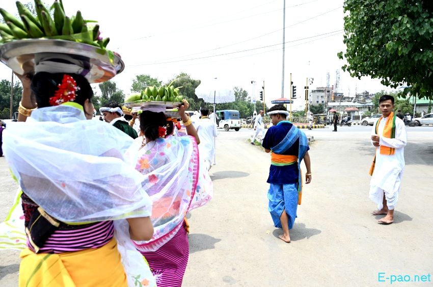 Lai Ekoukhatpa at Kangla of Keishampat Thiyam Leikai Kangabam Yumjao Lairembi Haraoba :: 30th April 2025