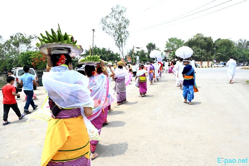Lai Ekoukhatpa at Kangla of Keishampat Thiyam Leikai Kangabam Yumjao Lairembi Haraoba :: 30th April 2025