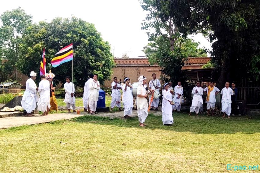 Lai Ekoukhatpa at Kangla of Keishampat Thiyam Leikai Kangabam Yumjao Lairembi Haraoba :: 30th April 2025