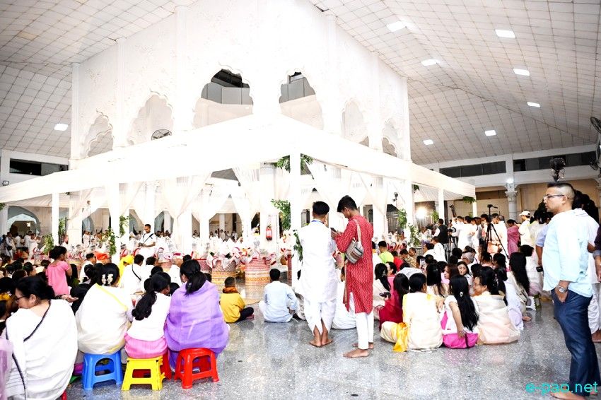 Bashanta Ras performed at Shree Shree Govindajee Temple, Imphal :: 13th April 2025