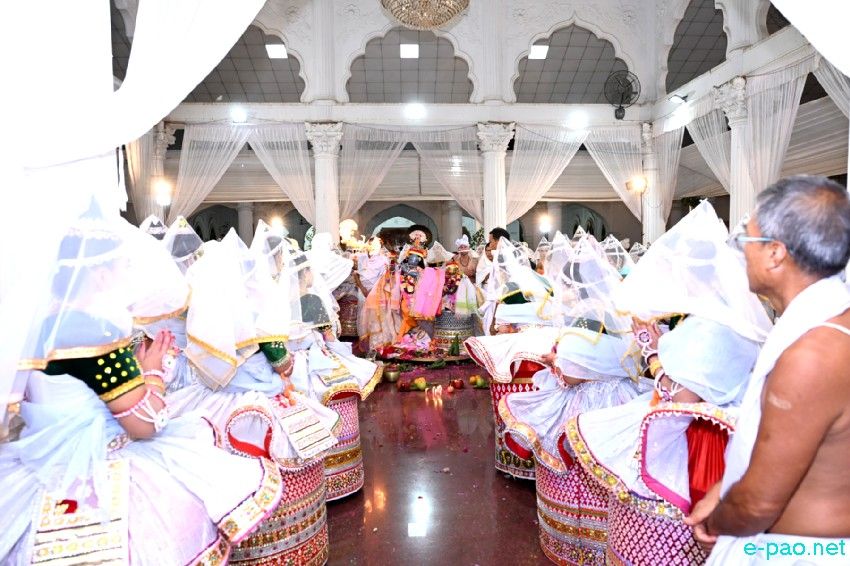 Bashanta Ras performed at Shree Shree Govindajee Temple, Imphal :: 13th April 2025