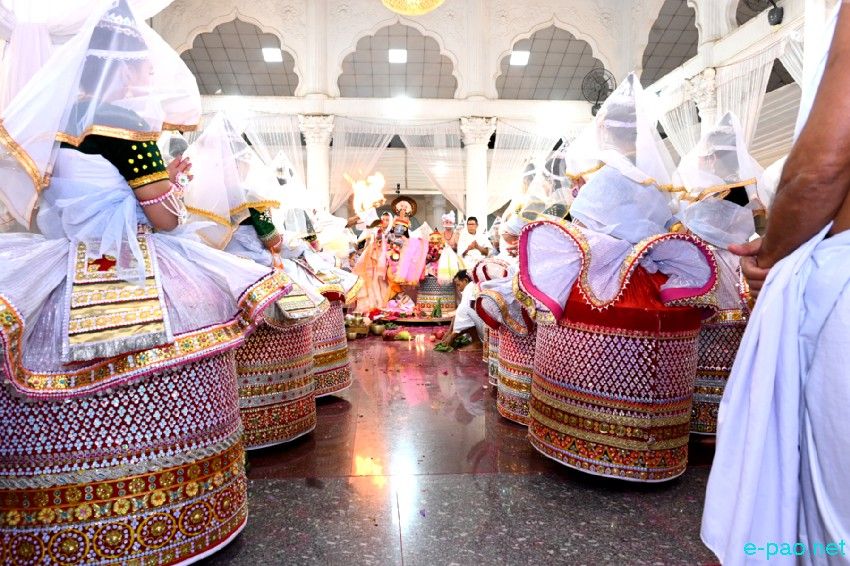 Bashanta Ras performed at Shree Shree Govindajee Temple, Imphal :: 13th April 2025