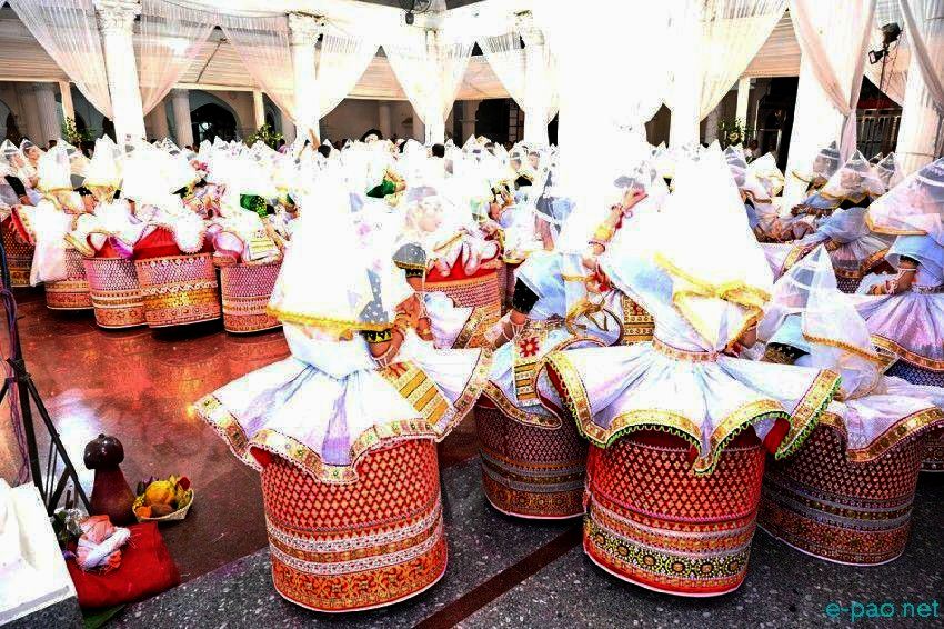 Bashanta Ras performed at Shree Shree Govindajee Temple, Imphal :: 13th April 2025