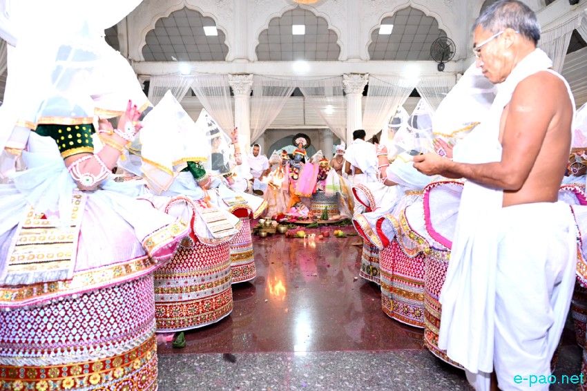 Bashanta Ras performed at Shree Shree Govindajee Temple, Imphal :: 13th April 2025