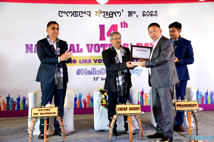 14th National Voters' Day observed at office of Chief Electoral Officer, Manipur at Lamphelpat :: January 25 2024