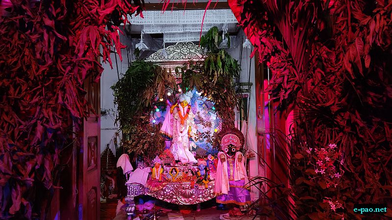 Jhulon  at Manipur Rajbari, Nabadwip in West Bengal ::  05th till 09th August 2025