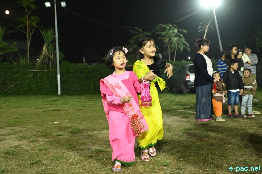 Kids attired in Yaoshang dress during Yaoshang Mei Thaba :: 25th March 2024