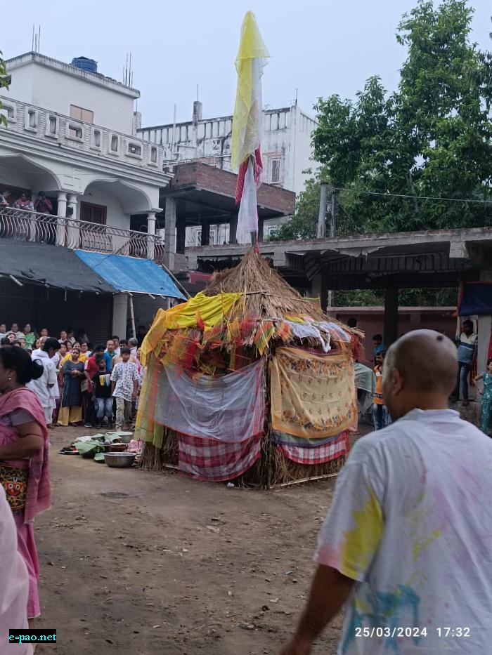 Yaoshang Holi Festival 2024 at Anumahaprabhu Mandir Manipur Rajbari, Nabadwip Dham, West Bengal :: March 25th 2024