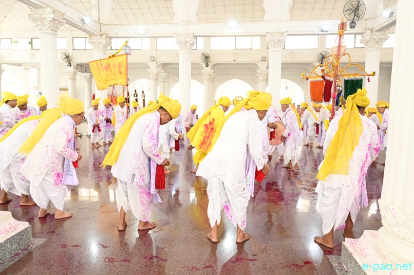 Yaoshang Day 2 ::  Pichakari at Shree Shree Govindajee Temple , Imphal :: 26th March 2024