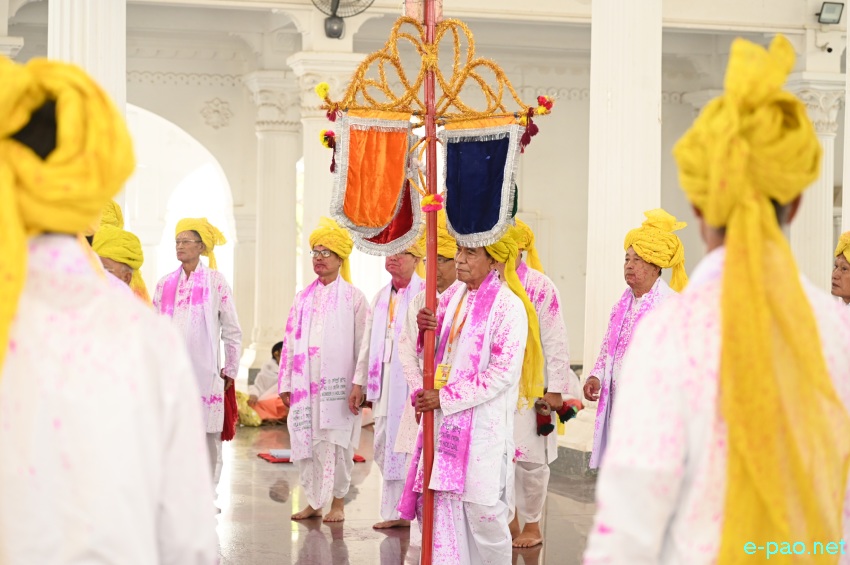 Yaoshang Day 2 ::  Pichakari at Shree Shree Govindajee Temple , Imphal :: 26th March 2024