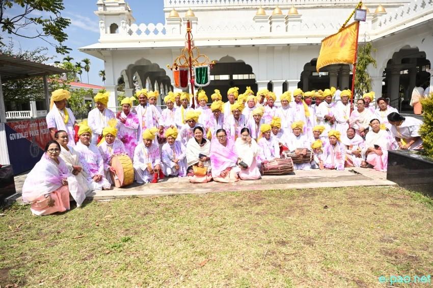 Yaoshang Day 2 ::  Pichakari at Shree Shree Govindajee Temple , Imphal :: 26th March 2024
