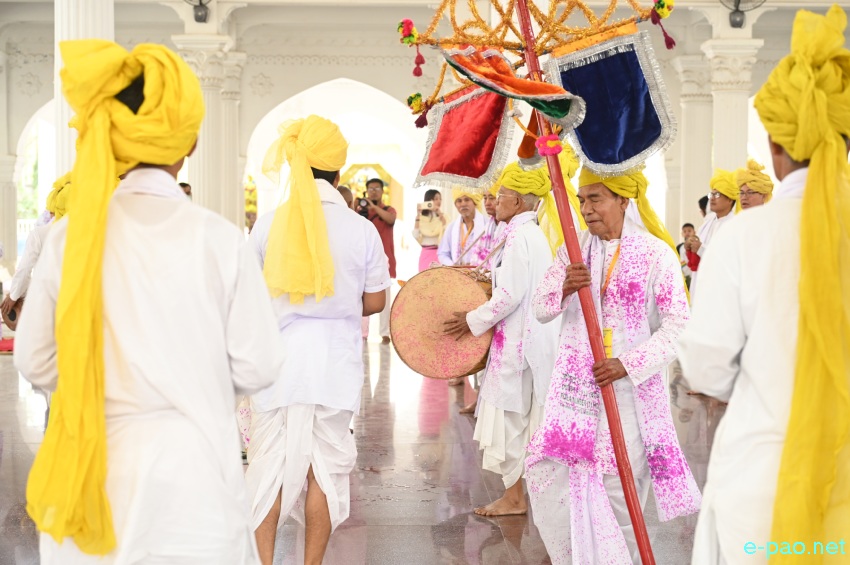 Yaoshang Day 2 ::  Pichakari at Shree Shree Govindajee Temple , Imphal :: 26th March 2024