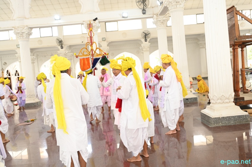 Yaoshang Day 2 ::  Pichakari at Shree Shree Govindajee Temple , Imphal :: 26th March 2024