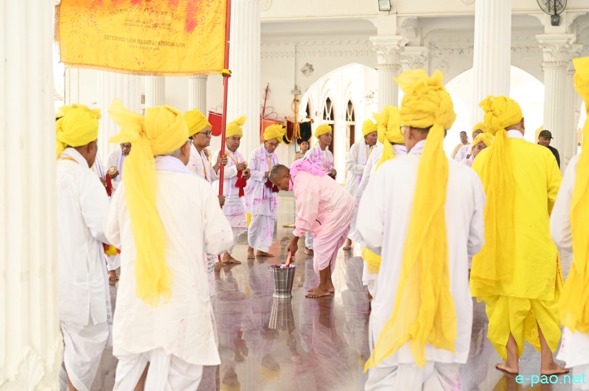 Yaoshang Day 2 ::  Pichakari at Shree Shree Govindajee Temple , Imphal :: 26th March 2024