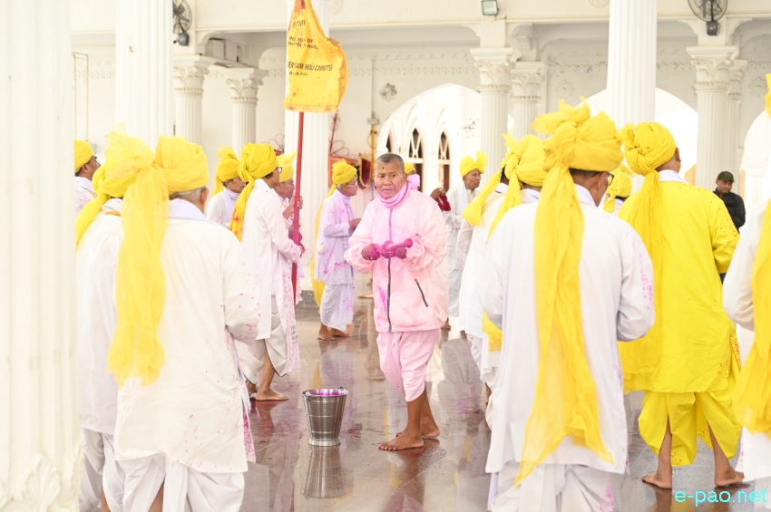 Yaoshang Day 2 ::  Pichakari at Shree Shree Govindajee Temple , Imphal :: 26th March 2024