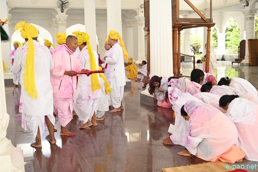 Yaoshang Day 2 ::  Pichakari at Shree Shree Govindajee Temple , Imphal :: 26th March 2024