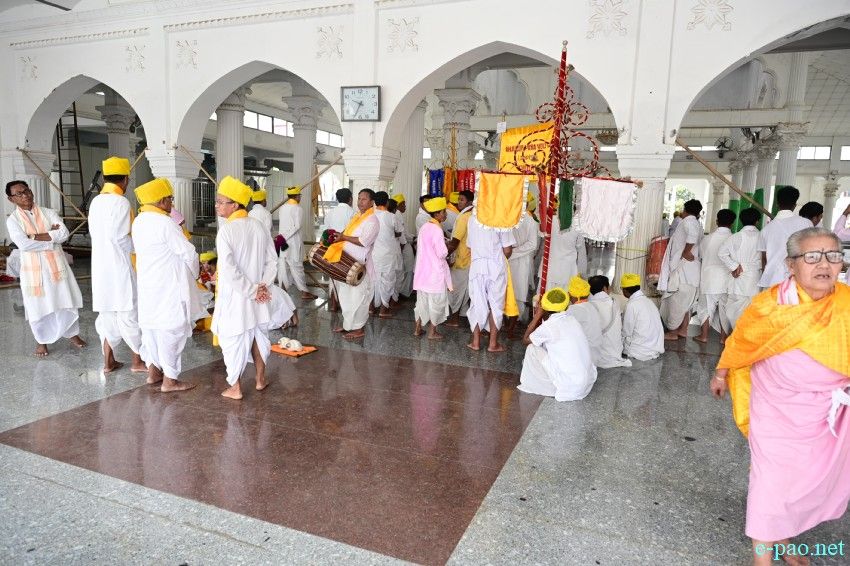Yaoshang Day 2 ::  Pichakari at Shree Shree Govindajee Temple , Imphal :: 15th March 2025