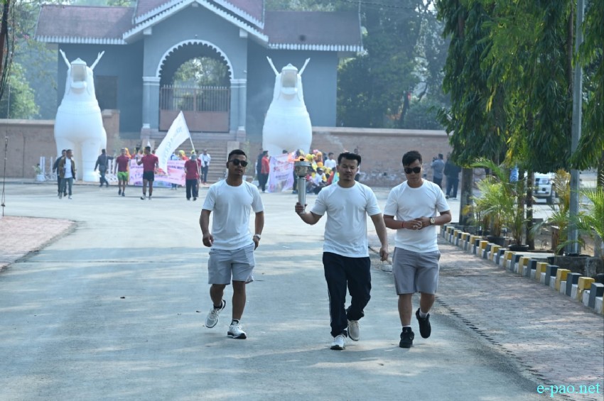 Yaoshang Mei Loukhatpa - Torch lighting by members of club from Leikai Clubs :: 03rd March 2026