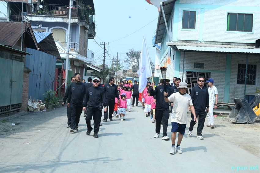 Yaoshang Mei Loukhatpa - Torch lighting by members of club from Leikai Clubs  :: 03rd March 2026