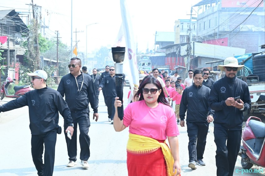 Yaoshang Mei Loukhatpa - Torch lighting by members of club from Leikai Clubs :: 03rd March 2026