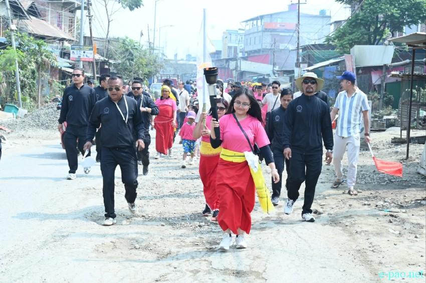 Yaoshang Mei Loukhatpa - Torch lighting by members of club from Leikai Clubs :: 03rd March 2026
