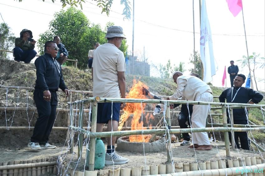 Yaoshang Mei Loukhatpa - Torch lighting by members of club from Leikai Clubs :: 03rd March 2026