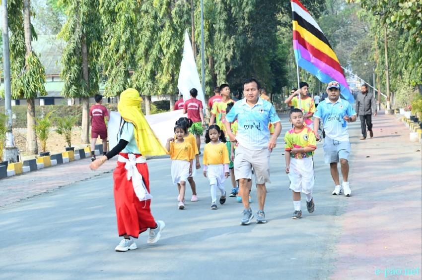 Yaoshang Mei Loukhatpa - Torch lighting by members of club from Leikai Clubs :: 03rd March 2026