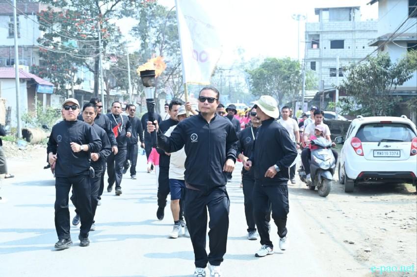 Yaoshang Mei Loukhatpa - Torch lighting by members of club from Leikai Clubs :: 03rd March 2026