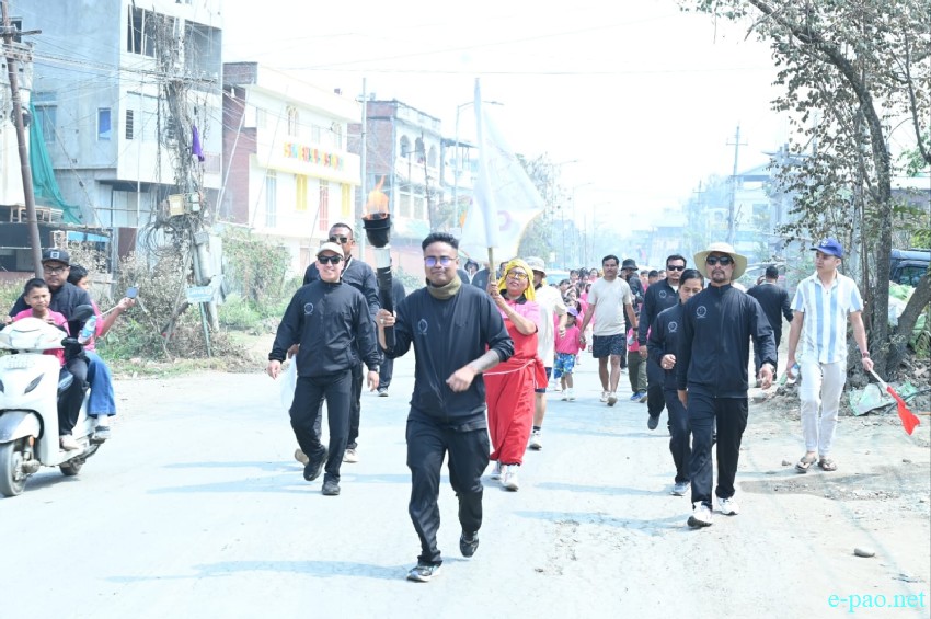 Yaoshang Mei Loukhatpa - Torch lighting by members of club from Leikai Clubs :: 03rd March 2026