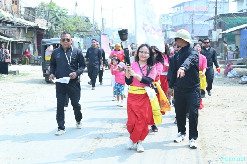 Yaoshang Mei Loukhatpa - Torch lighting by members of club from Leikai Clubs :: 03rd March 2026