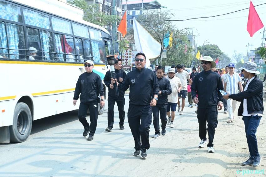 Yaoshang Mei Loukhatpa - Torch lighting by members of club from Leikai Clubs :: 03rd March 2026
