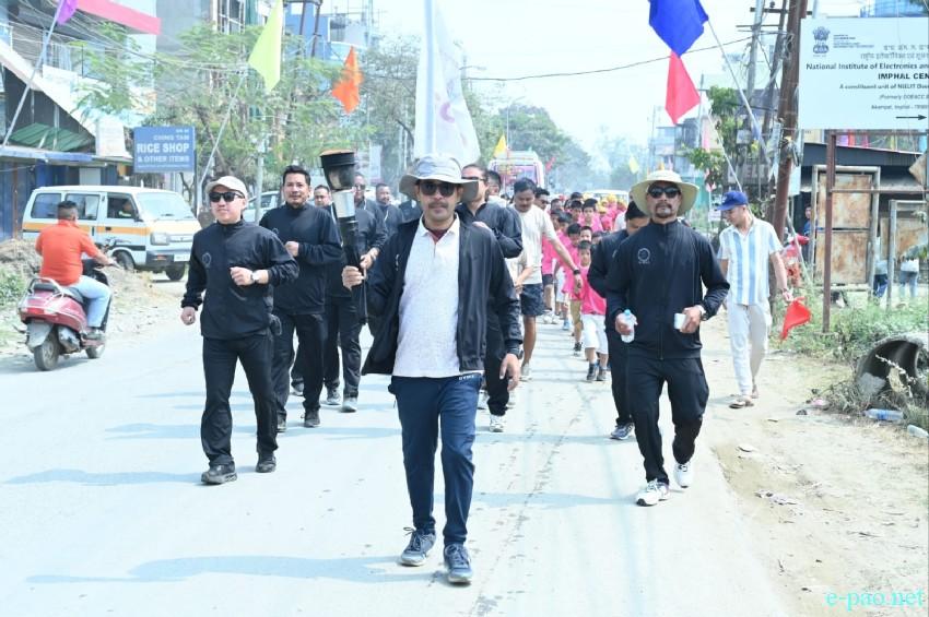 Yaoshang Mei Loukhatpa - Torch lighting by members of club from Leikai Clubs :: 03rd March 2026