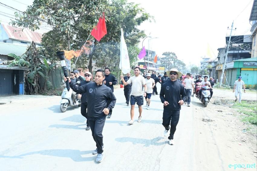 Yaoshang Mei Loukhatpa - Torch lighting by members of club from Leikai Clubs :: 03rd March 2026