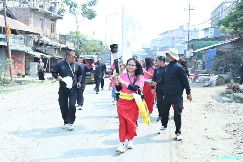 Yaoshang Mei Loukhatpa - Torch lighting by members of club from Leikai Clubs :: 03rd March 2026
