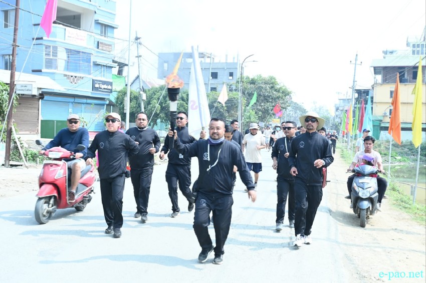 Yaoshang Mei Loukhatpa - Torch lighting by members of club from Leikai Clubs :: 03rd March 2026