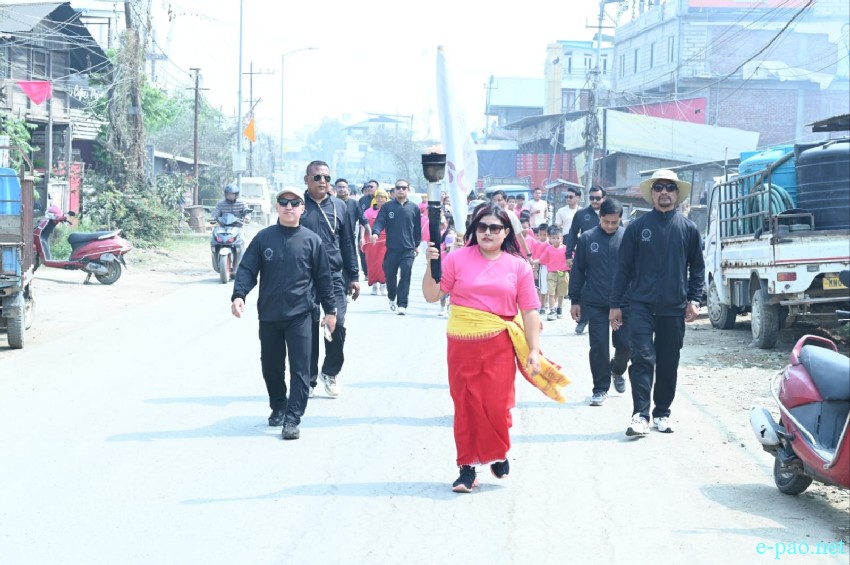 Yaoshang Mei Loukhatpa - Torch lighting by members of club from Leikai Clubs :: 03rd March 2026