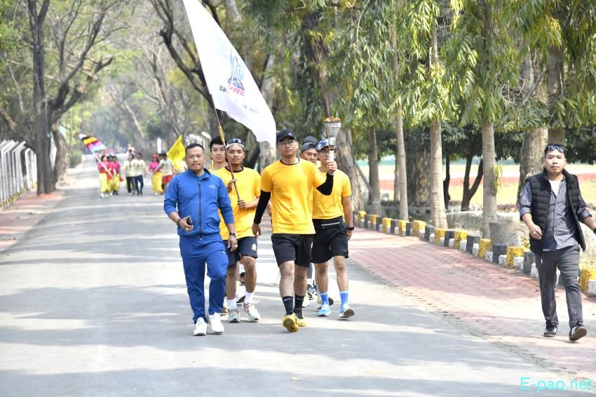 Yaoshang Mei Loukhatpa - Torch lighting by Club Members of Leikai Clubs from Kangla :: 04th March 2026