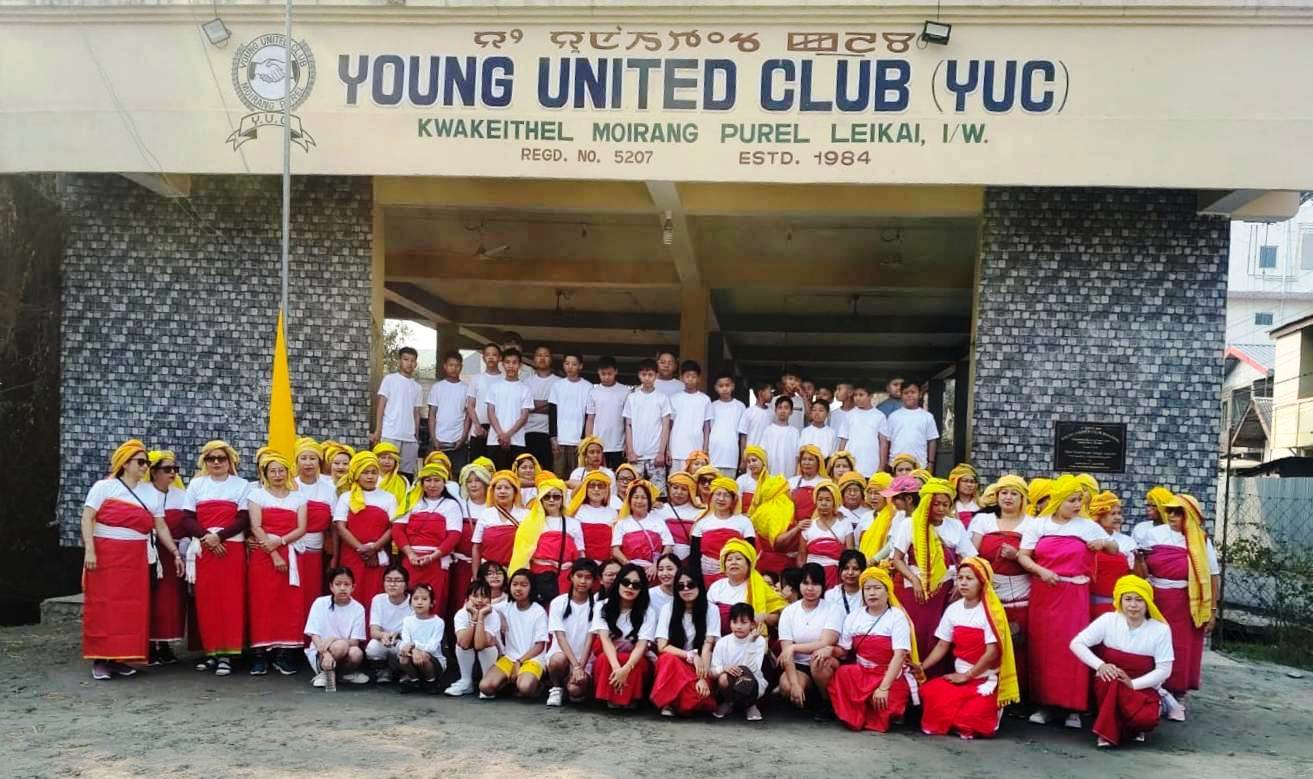 Carrying the Sacred Fire from Kangla for 39th Annual Yaoshang Sports Meet of YUC, Kwakeithel Moirang Purel Leikai :: March 4, 2026