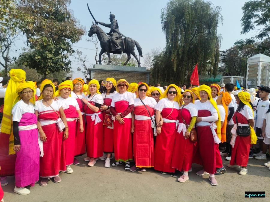 Carrying the Sacred Fire from Kangla for 39th Annual Yaoshang Sports Meet of YUC, Kwakeithel Moirang Purel Leikai :: March 4, 2026