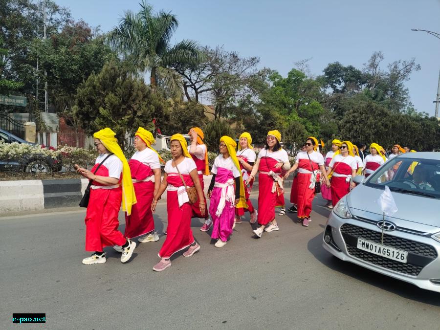 Carrying the Sacred Fire from Kangla for 39th Annual Yaoshang Sports Meet of YUC, Kwakeithel Moirang Purel Leikai :: March 4, 2026