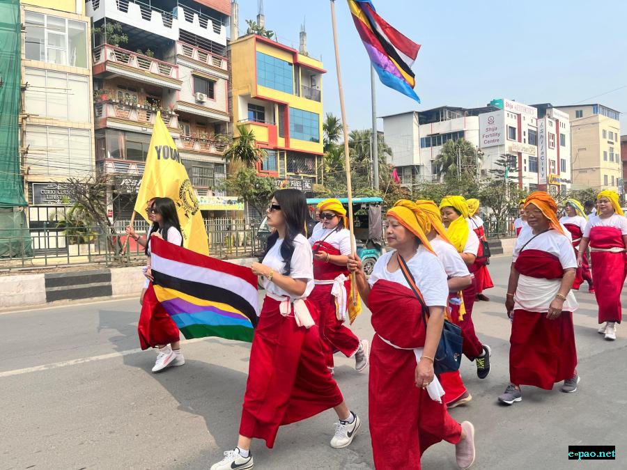 Carrying the Sacred Fire from Kangla for 39th Annual Yaoshang Sports Meet of YUC, Kwakeithel Moirang Purel Leikai :: March 4, 2026